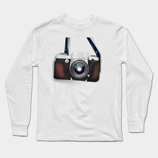 Vintage Film Camera Long Sleeve T-Shirt by nickemporium1